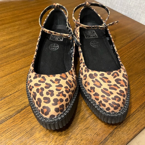TUK Leopard Platform Mary Janes - Picture 2 of 5